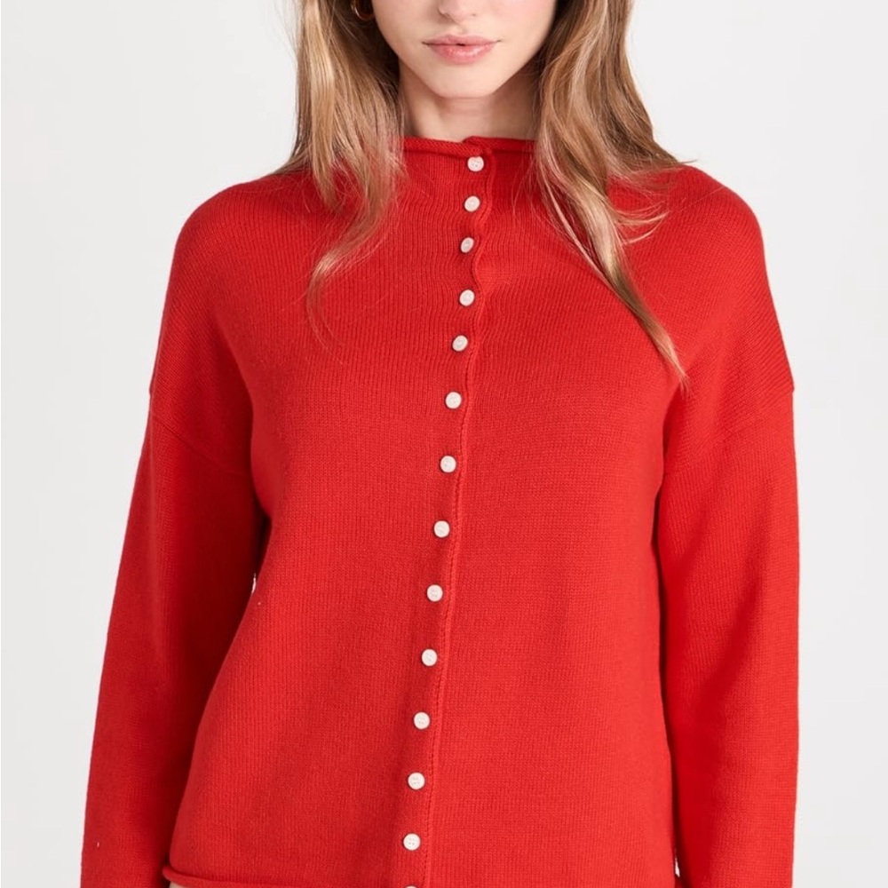 Alex Mill Red Taylor Cardigan